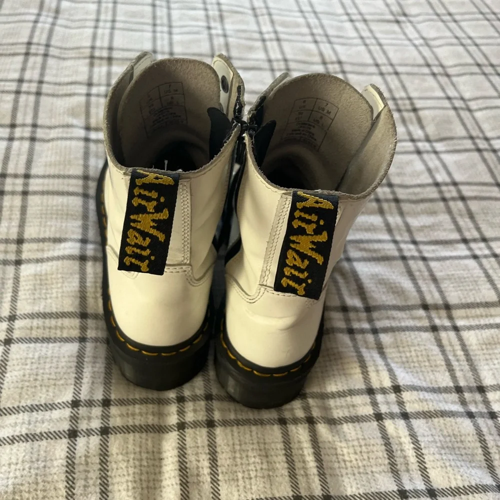 White‎ doc martens Jaden platform boots